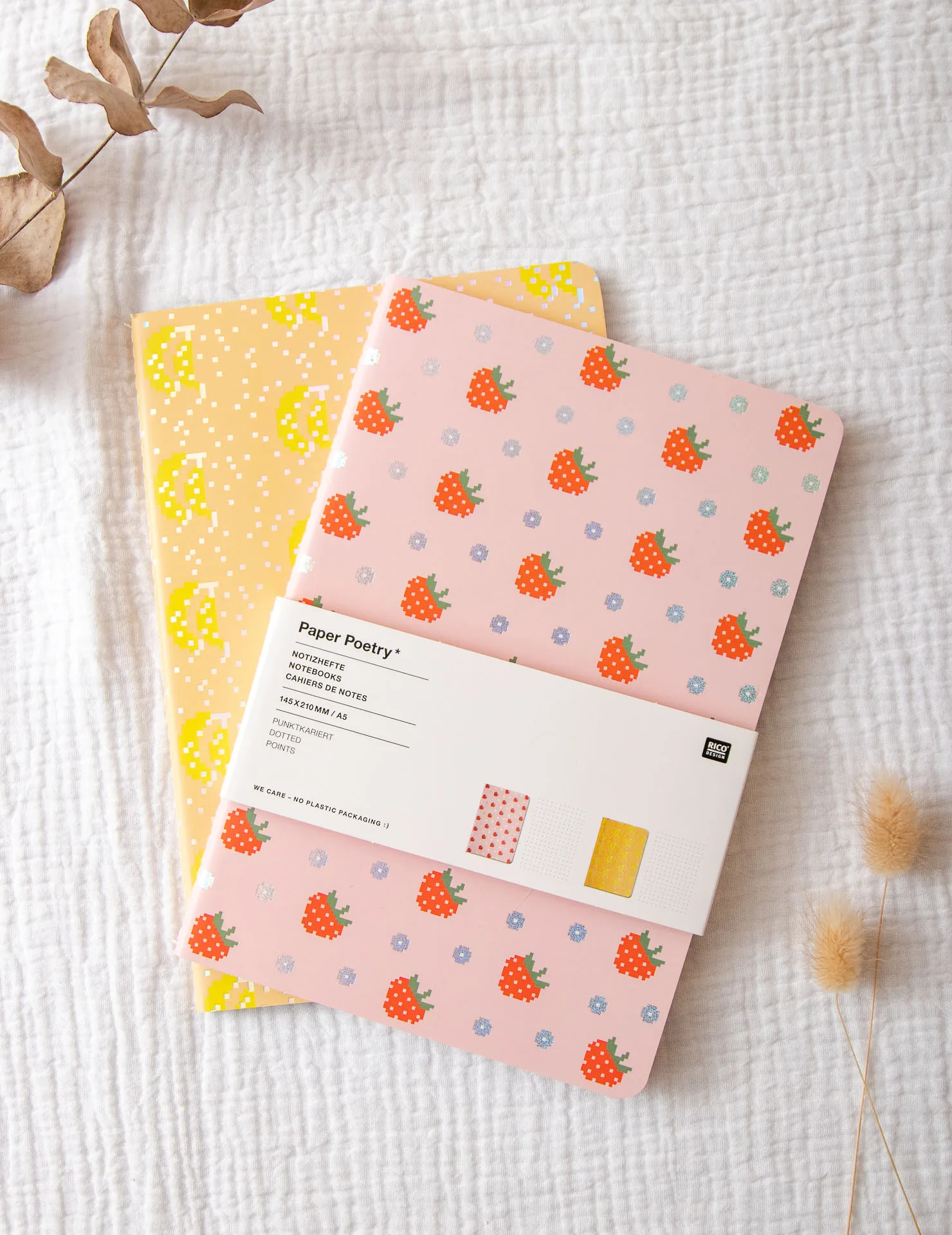 Image illustrative de l'article "Cahier fruits set de 2 format A5"