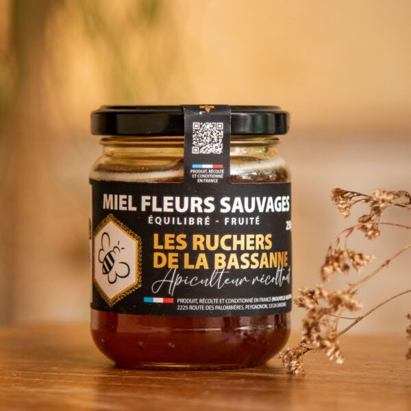 Image illustrative de l'article "Miel – Fleurs sauvages 250g"