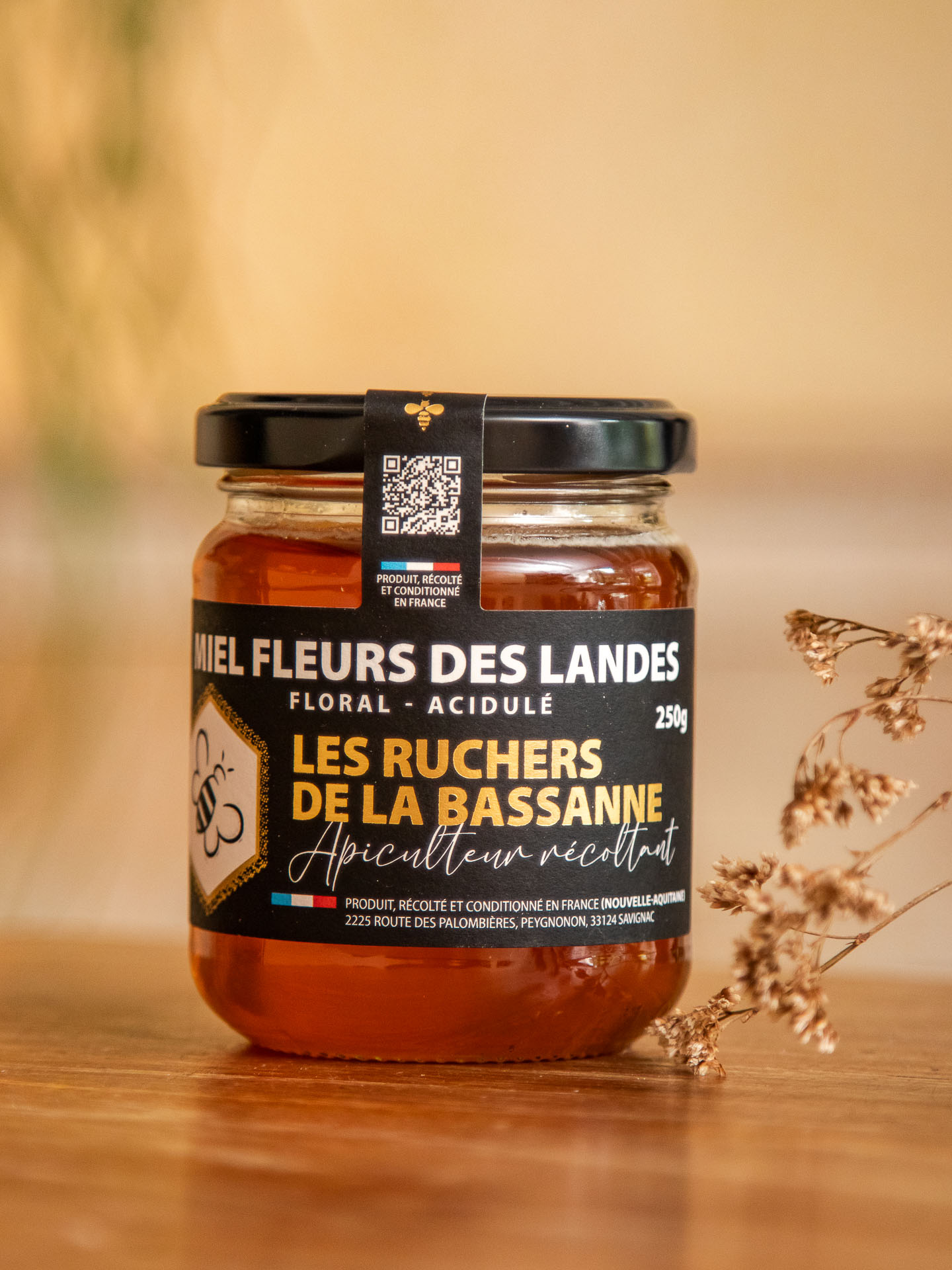 Image illustrative de l'article "Miel – Fleurs des Landes 250g"