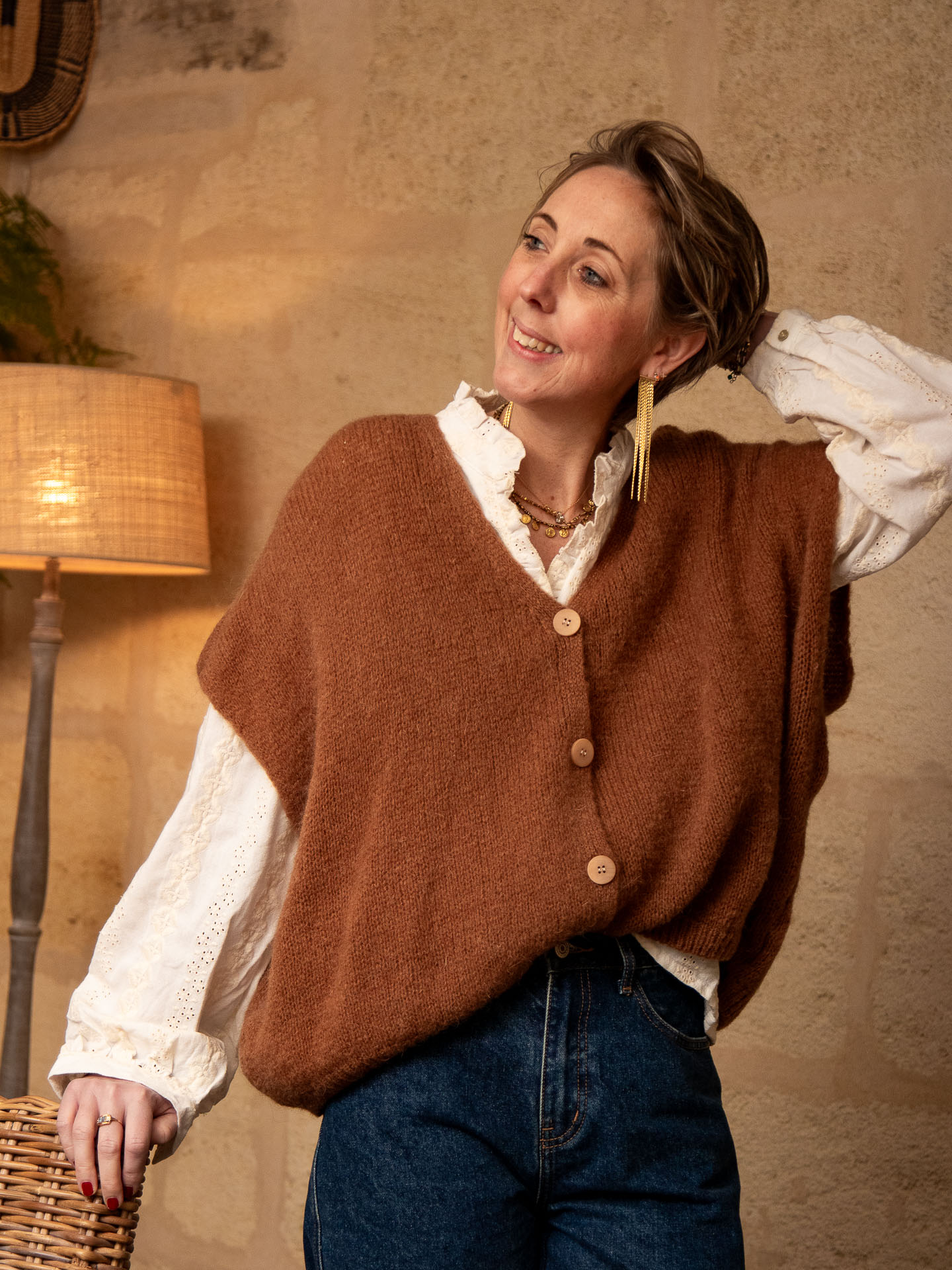 Image illustrative de l'article "Gilet ss manches camel CELESTE"