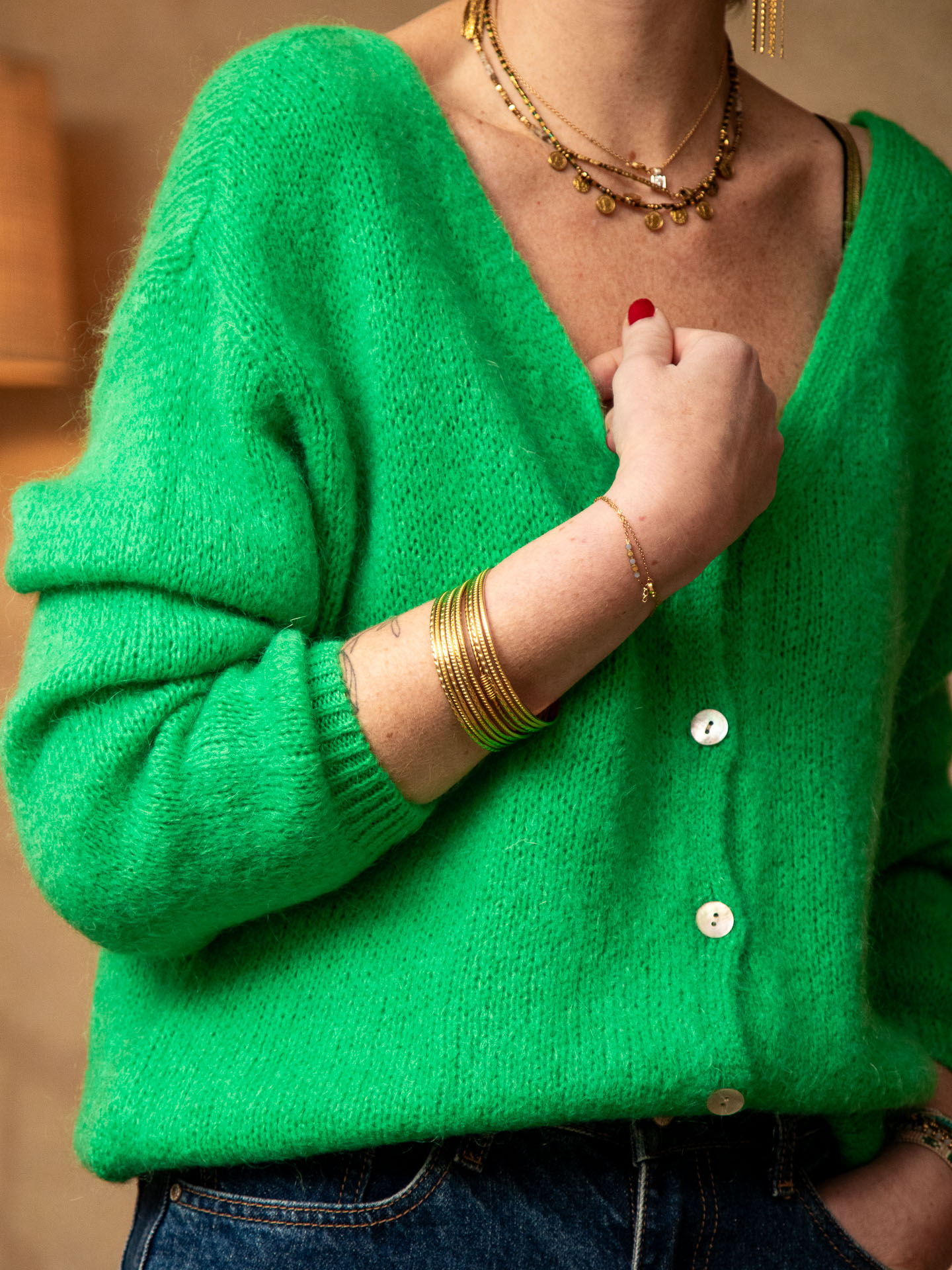 Image illustrative de l'article "Gilet vert FRIDA"