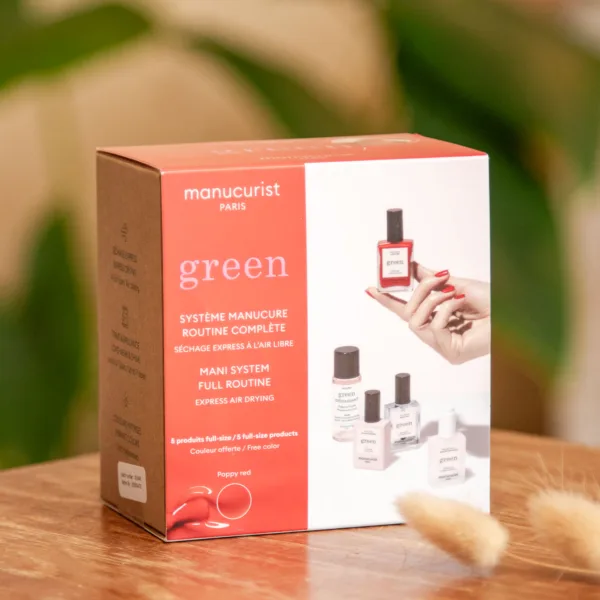Image illustrative de l'article "Kit Vernis Green – Poppy Red"