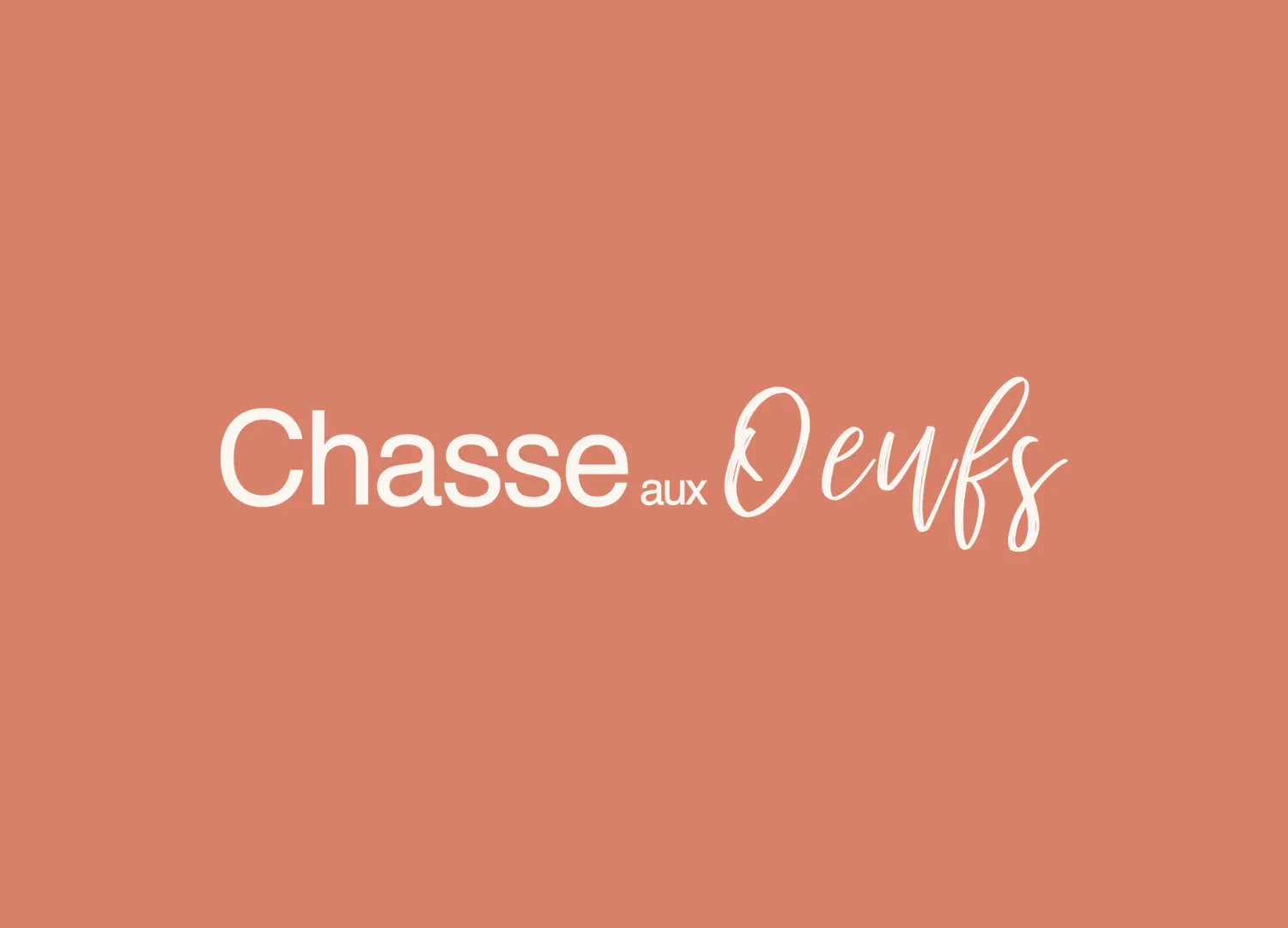 Chasse aux oeufs