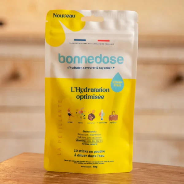Image illustrative de l'article "Sachet hydratation Citron"