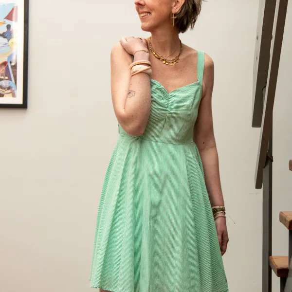 Image illustrative de l'article "Robe verte JACINTHE"