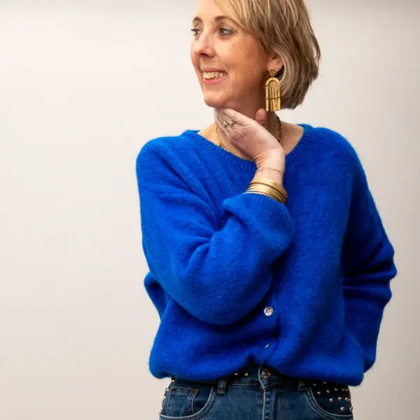Image illustrative de l'article "Gilet bleu royal LUCE"