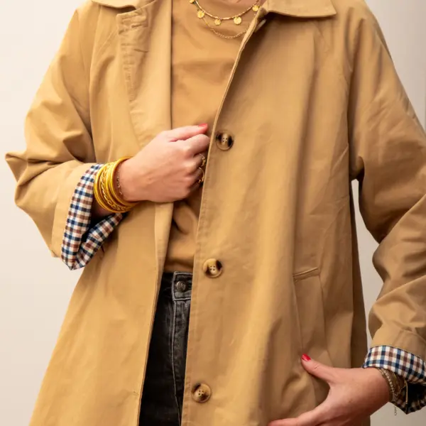 Image illustrative de l'article "Veste trench beige SOPHY"