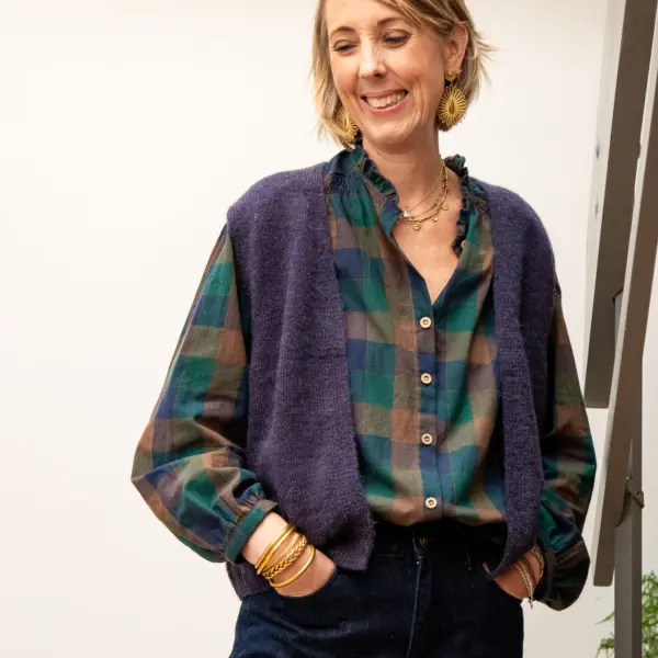 Image illustrative de l'article "Gilet marine CLARA"