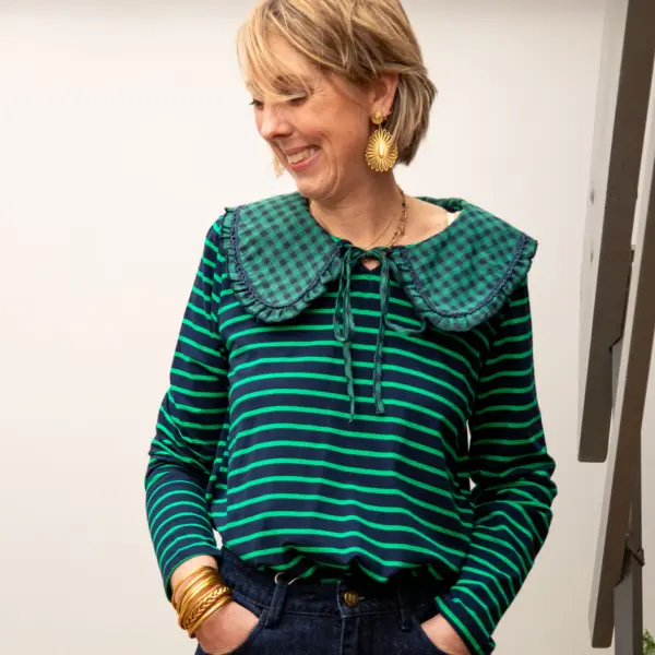 Image illustrative de l'article "T-shirt rayure HONOREE"