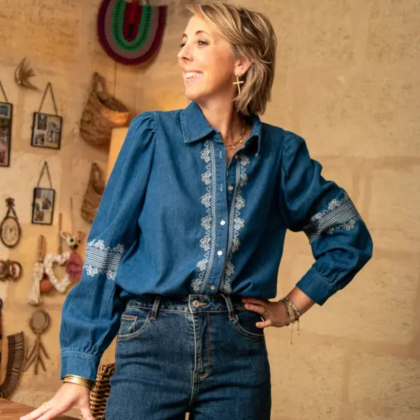Image illustrative de l'article "Chemise jean NORAH"