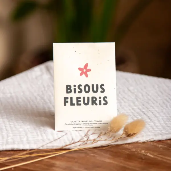 Image illustrative de l'article "Sachet de graines Bisous fleuris"