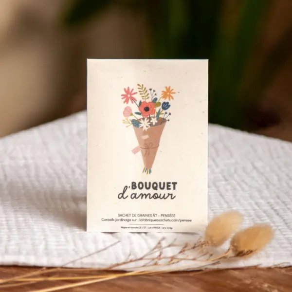Image illustrative de l'article "Sachet de graines Bouquet d’amour"