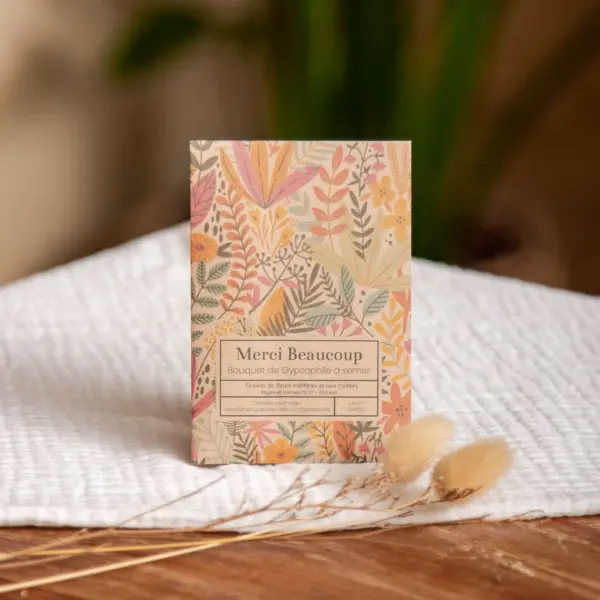 Image illustrative de l'article "Sachet de graines Merci"