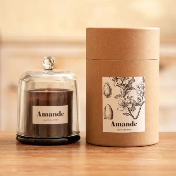 Image illustrative de l'article "Bougie cloche AMBRE amande douce"