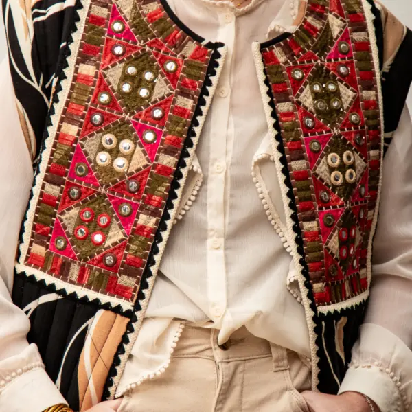 Image illustrative de l'article "Gilet matelassé multicolore TESSA"