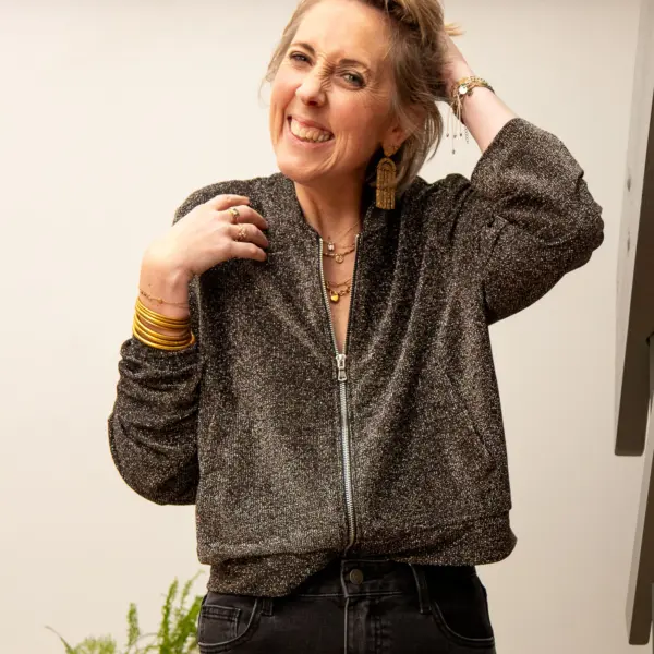 Image illustrative de l'article "Veste lurex multicolore SANTORINI"