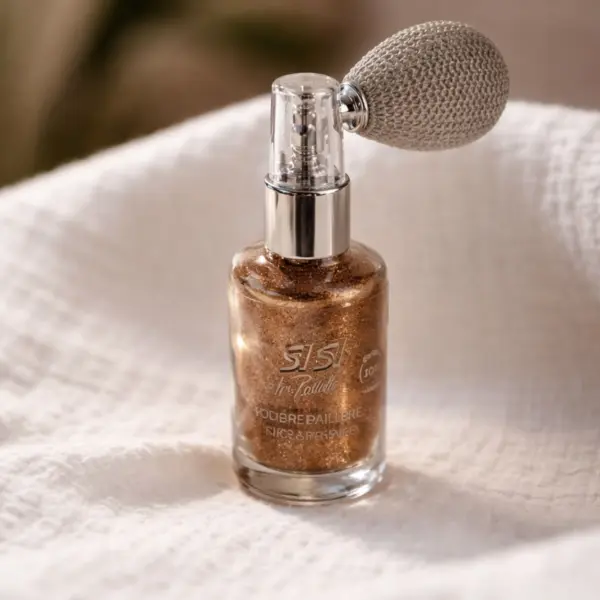 Image illustrative de l'article "Spray Poudre Pailletée – Bronze"