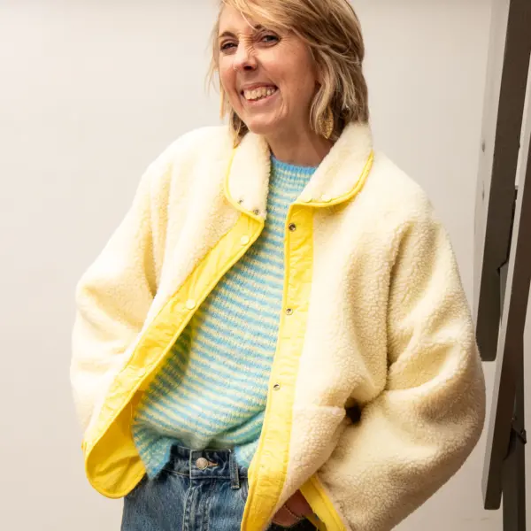 Image illustrative de l'article "Veste sherpa jaune ALIX"
