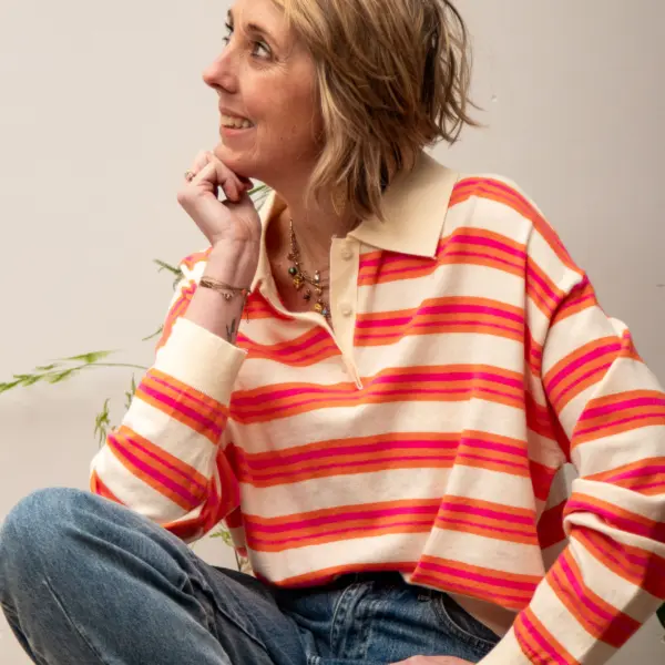 Image illustrative de l'article "Polo rayé AMY"