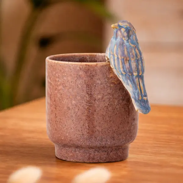 Image illustrative de l'article "Larky Pot de fleurs, Rose, Grès"