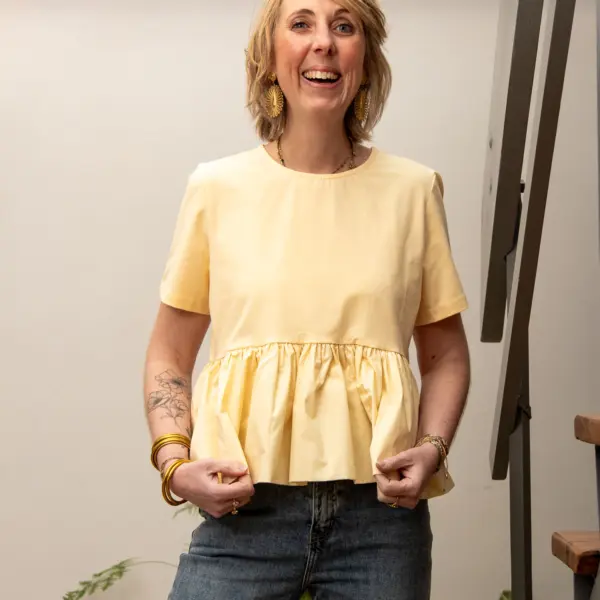 Image illustrative de l'article "T-shirt jaune GAELLE"