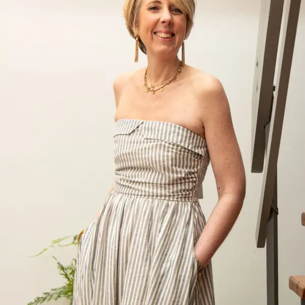 Image illustrative de l'article "Robe longue rayé MELON"