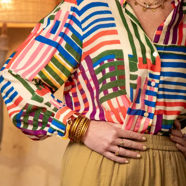 Image illustrative de l'article "Chemise imprimé multicolore ANGELIE"