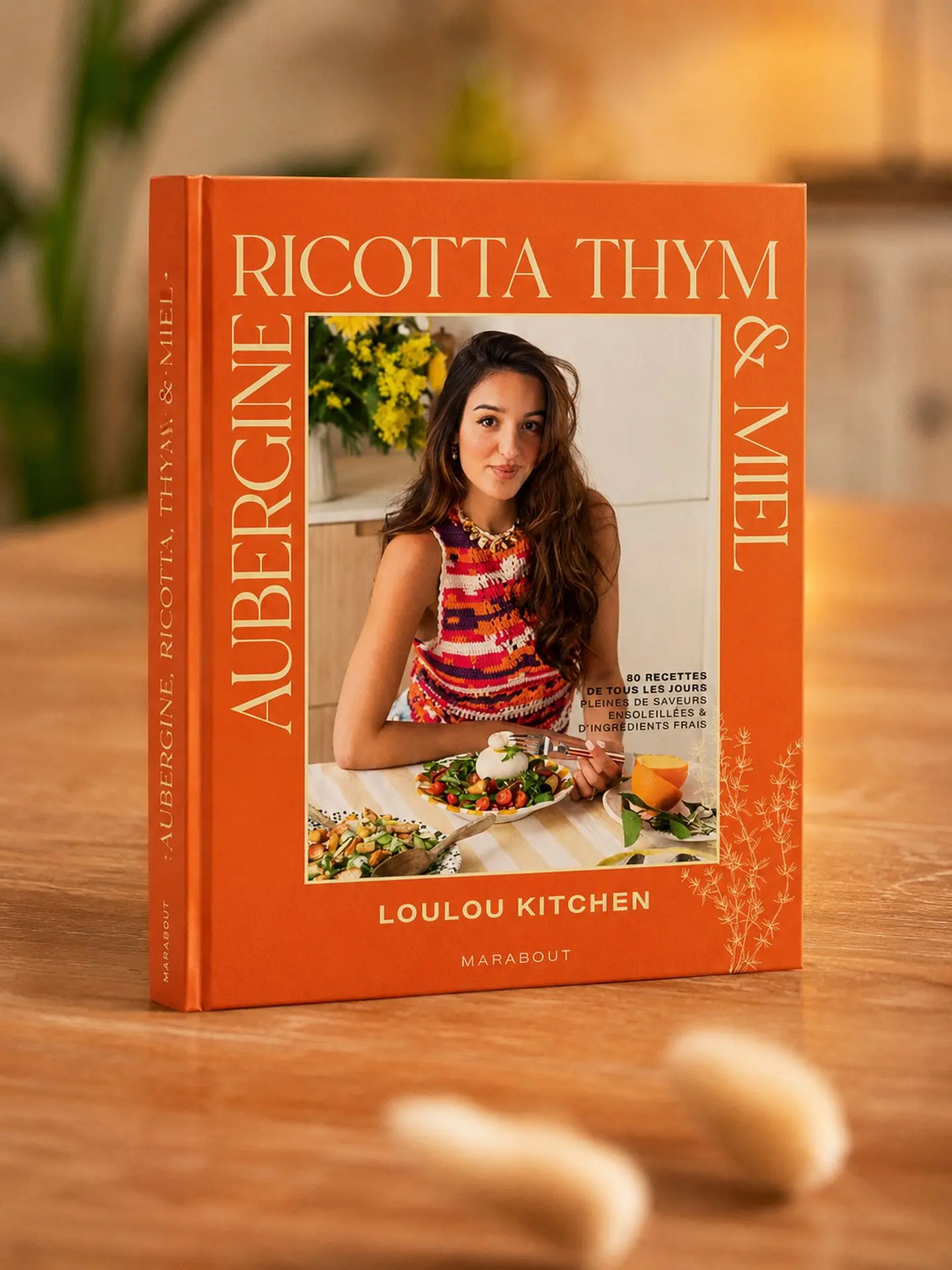 Livre recette Aubergine, Ricotta, Thym et Miel MARABOUT - Mode de Biche