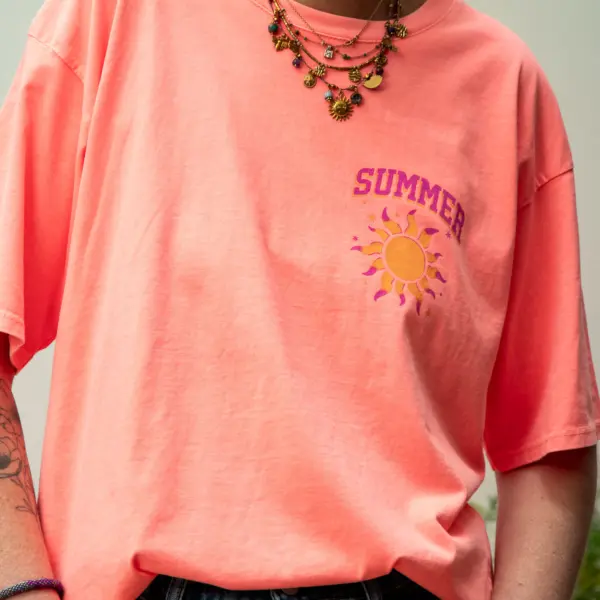 Image illustrative de l'article "T-shirt corail NAOMI"